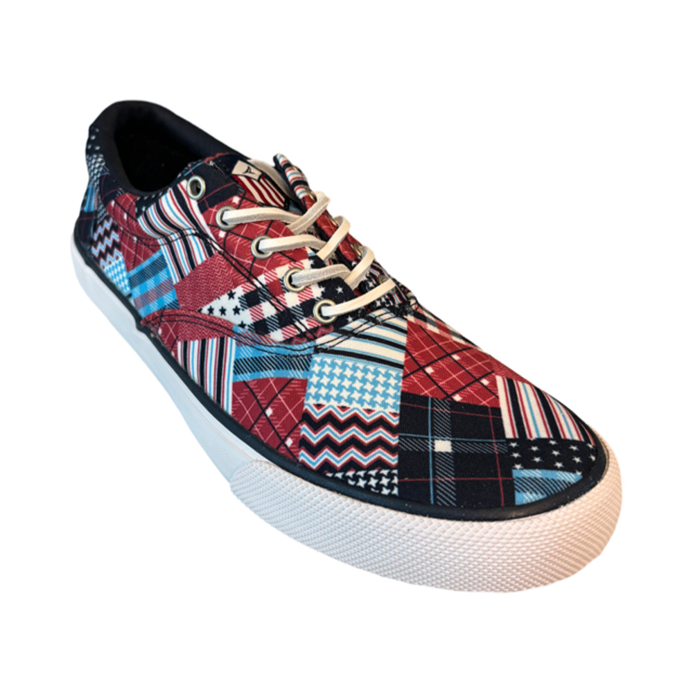 Sperry Striper USA Sneaker Shoes STS24450, Men sz 10.5 Red, White & Blue - Picture 2 of 7